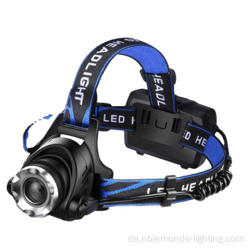 USB -wiederaufladbare Aluminium -Lichtcamping -Scheinwerfer